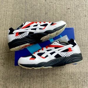 ASICS Tiger Men's GEL-Diablo Black White Happy Chaos